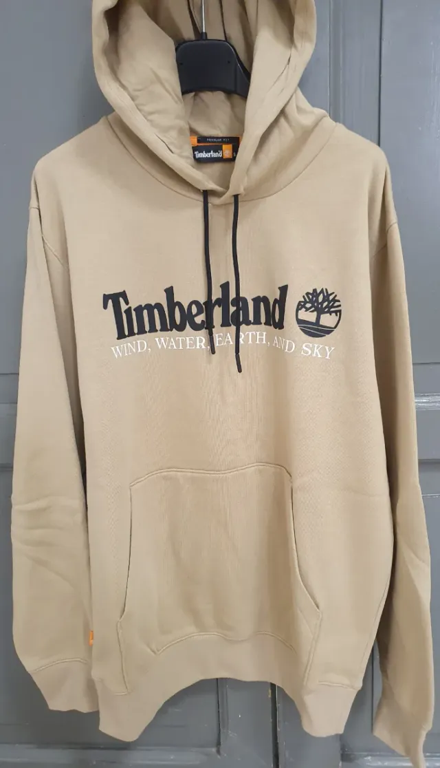 Felpa Timberland con cappuccio beige taglia S