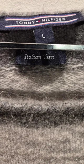 Jersey Tommy Hilfiger Rayas Gris