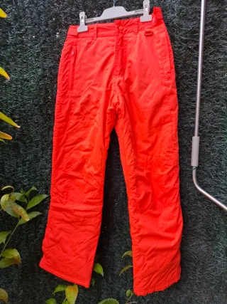 Pantalón de esquí naranja talla 11/12