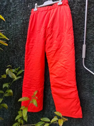 Pantalón de esquí naranja talla 11/12