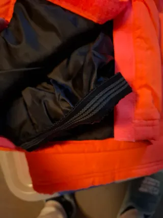 Pantalón de esquí naranja talla 11/12