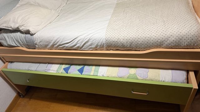 Cama nido con cajones
