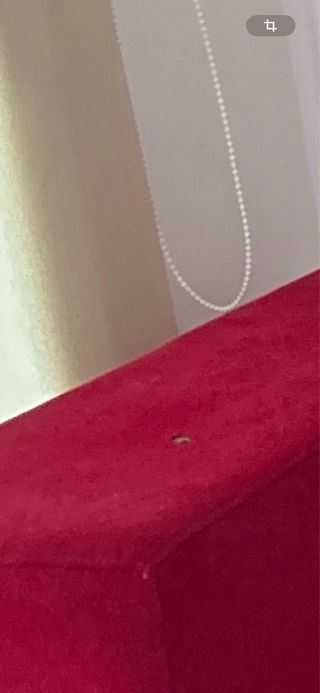 Sofá rosa de tela elegante