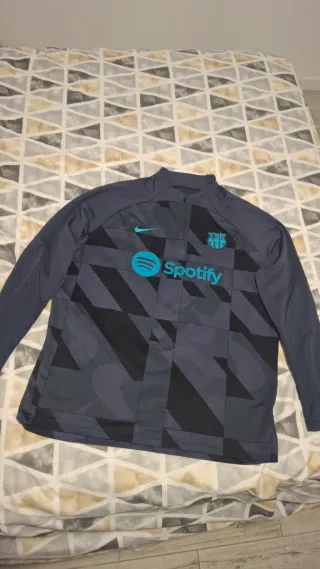 Chaqueta FC Barcelona Spotify Nike Gris