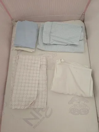 Minicuna plegable de madera