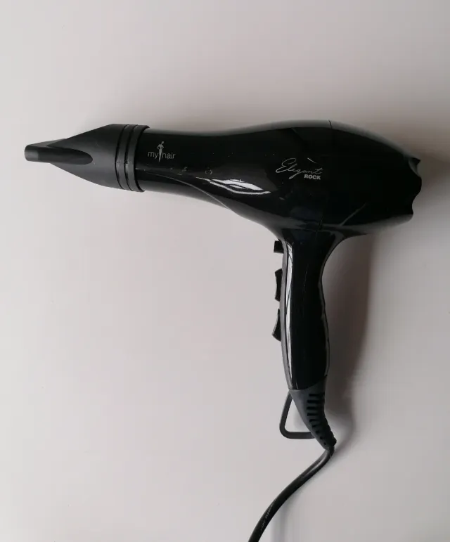 Secador de pelo Elegant Rock negro