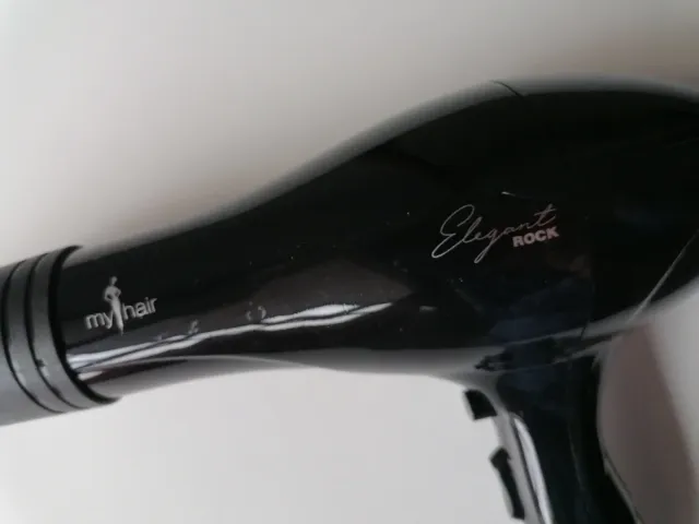 Secador de pelo Elegant Rock negro