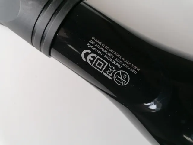 Secador de pelo Elegant Rock negro