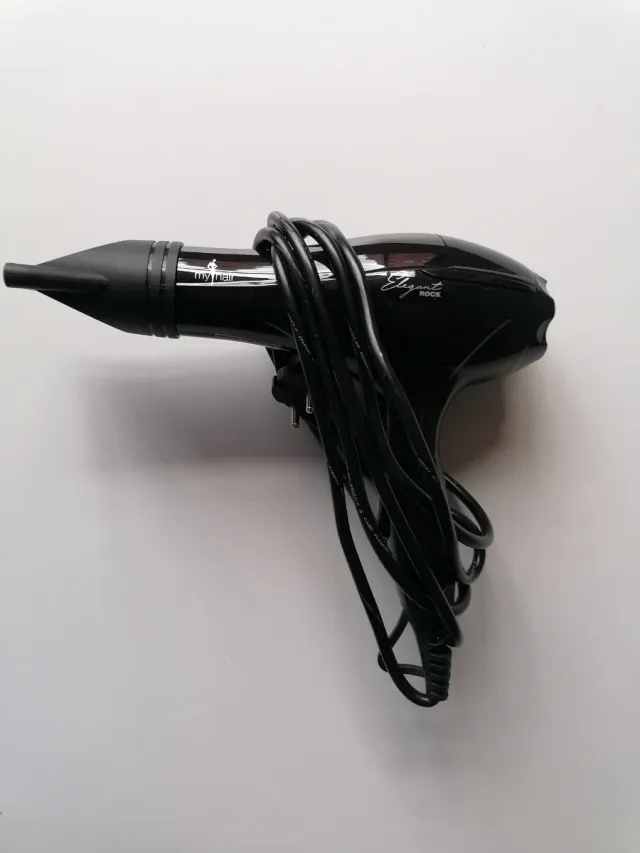 Secador de pelo Elegant Rock negro