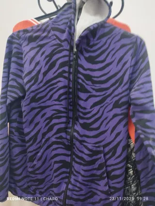 Chaqueta Puma Naranja con Cremallera