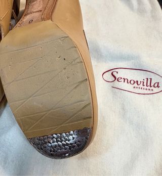 Zapatos Senovilla Flamenco Piel Beige