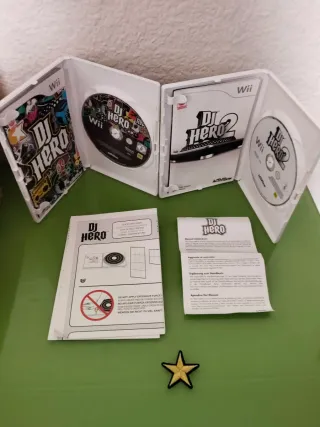 🇪🇸 Mesa de mezclas DJ Hero Wii y 2 juegos