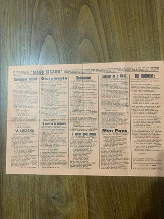 festival di canzoni anno 1954