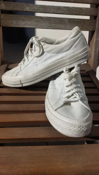 Converse One Stars Blancas
