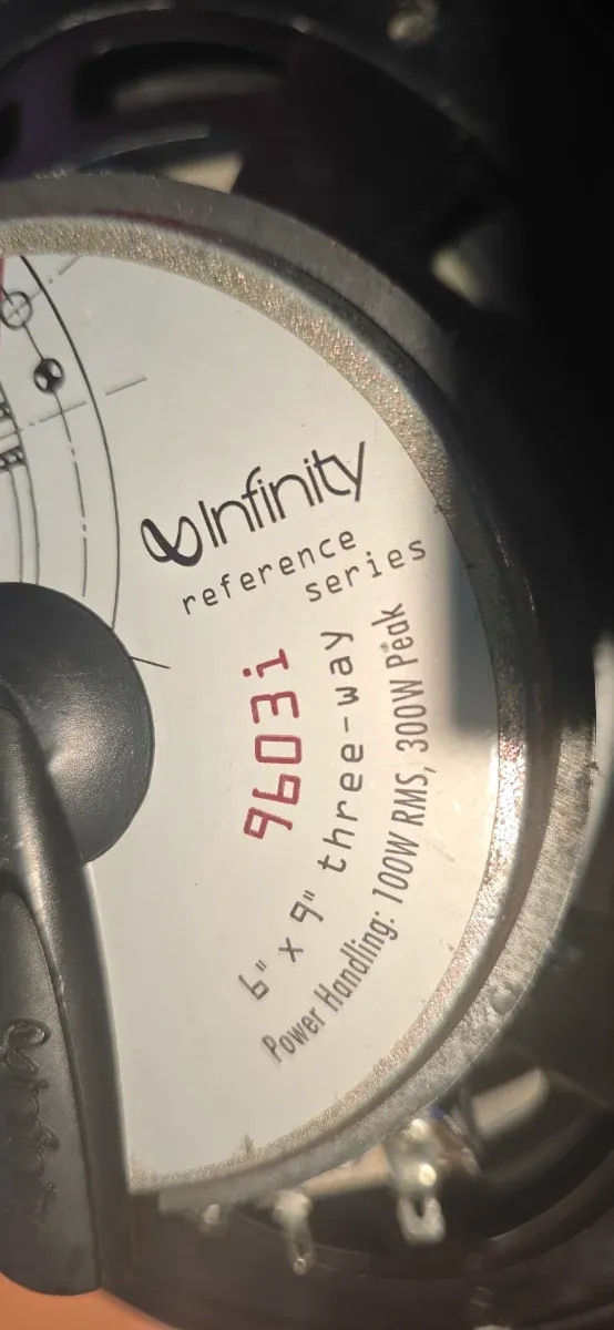 Altavoces Infinity Ovalados