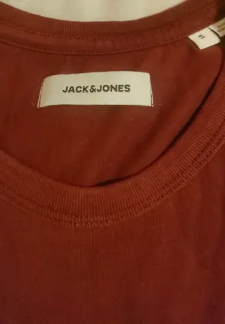 Camiseta Jack & Jones Talla M Roja