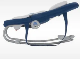 Hamaquita Chicco azul con juguetes