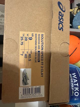 Zapatillas Asics Tenis/Padel Talla 40.5