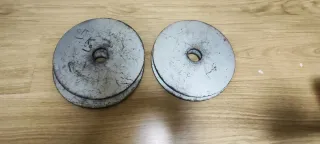 Conjunto discos. 35 kg para barra 50 mm olimpica