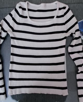 Jersey manga larga rayas