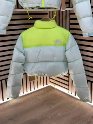 Chaqueta The North Face verde y amarilla