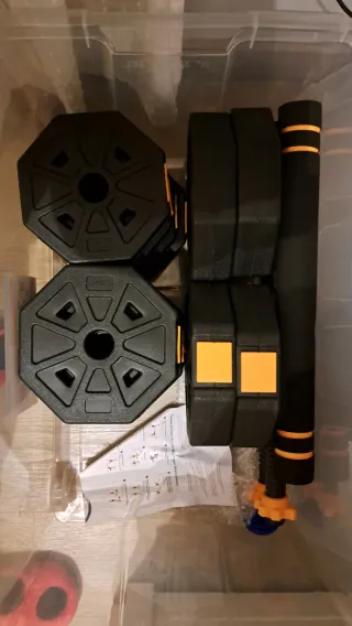 Pesas 30kg Mancuernas Barra Ajustables