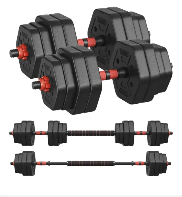 Pesas 30kg Mancuernas Barra Ajustables