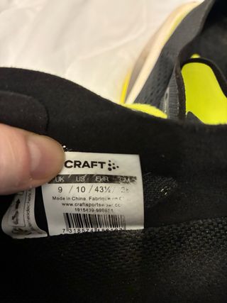 Zapatillas running Craft Ultra 4negras y amarillas