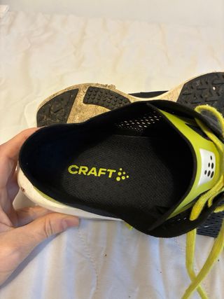 Zapatillas running Craft Ultra 4negras y amarillas