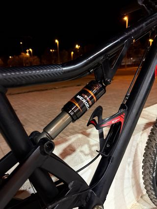 Bicicleta Montaña Doble Suspensión Negra