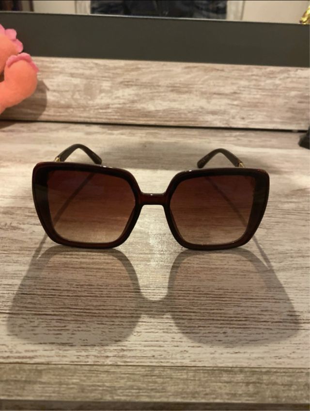 Gafas de sol Chanel Marrón y Dorado