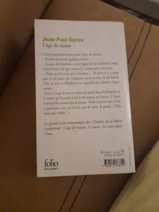 L'age De Raison (Folio) (French Edition)