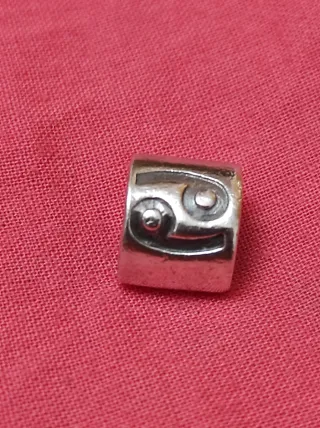 Charm Cáncer Pandora Plata Original