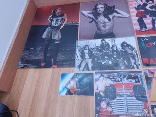 Lote 14 Postales Música Rock y Pop