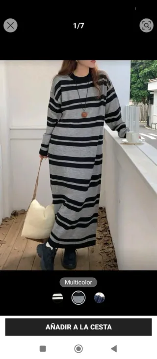 Vestido de mujer invierno