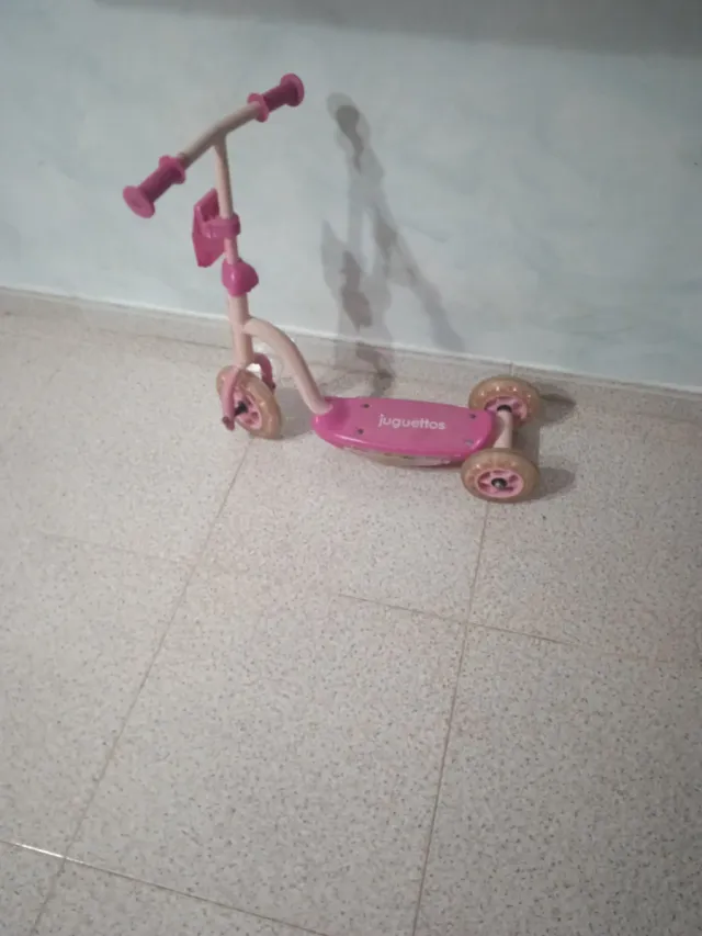 Patinete 3 Ruedas Juguettos Rosa