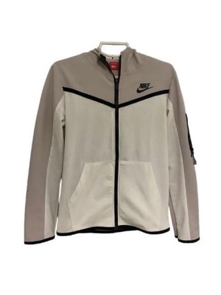 Nike Tech Fleece Sudadera Beige y Blanca