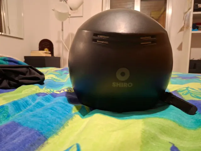 Casco Moto SHIRO Negro con Visera