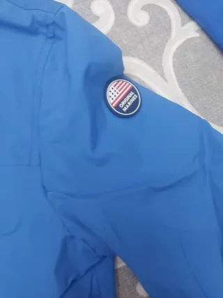 Giubbotto bimbo blu con logo 12 anni