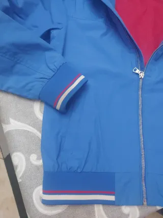 Giubbotto bimbo blu con logo 12 anni