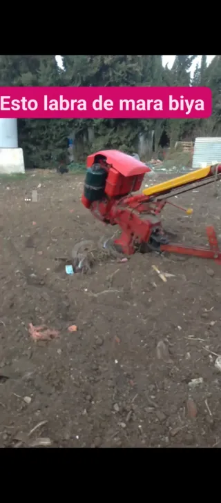 Motocultor Agria 7000 con ruedas y cuchillas