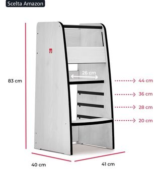 Torre Montessori Bianconiglio regolabile