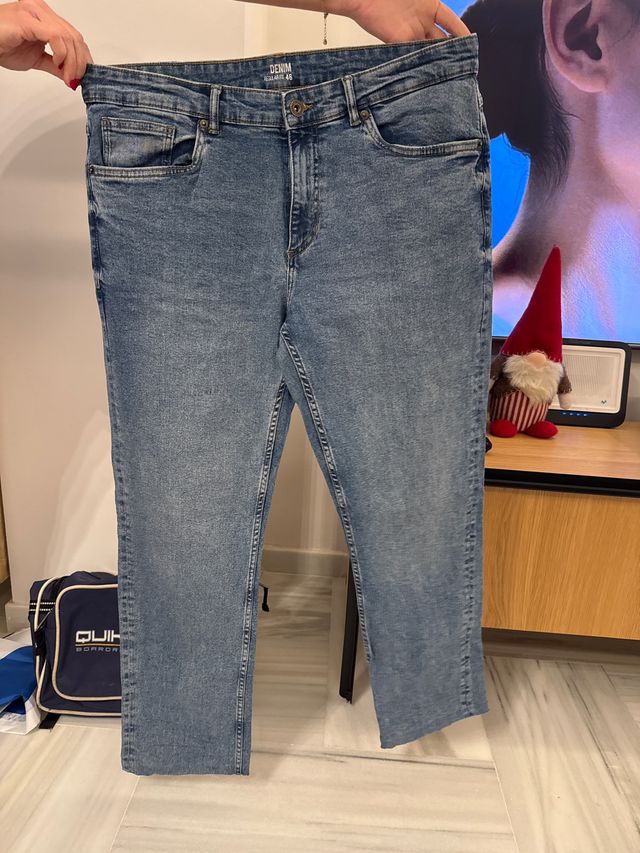 Pantalones Vaqueros Regular Fit Talla 46