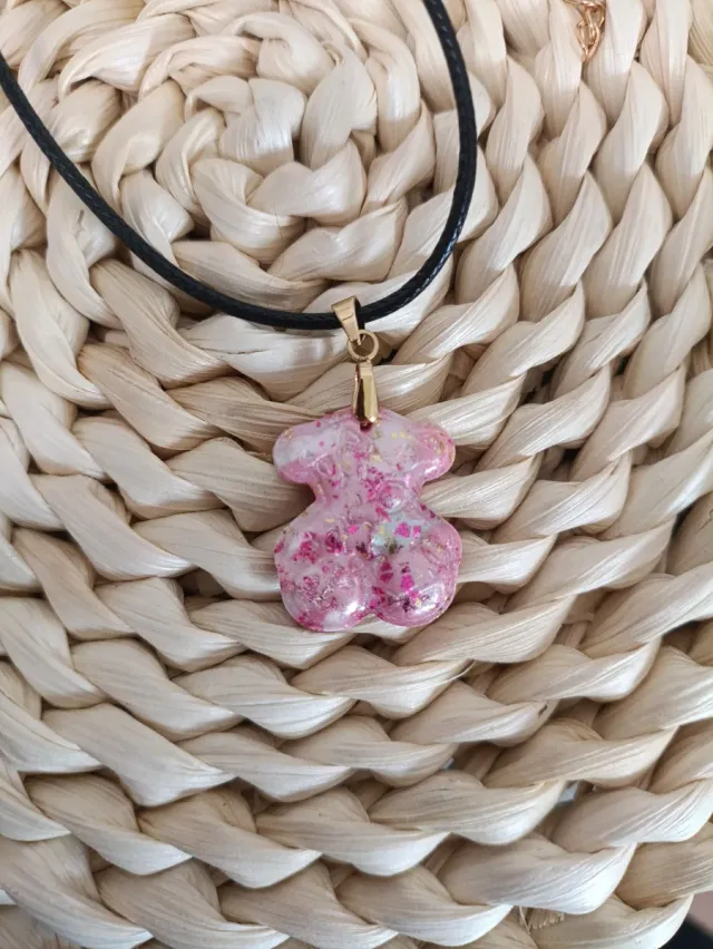 Colgante Oso estampado Multicolor