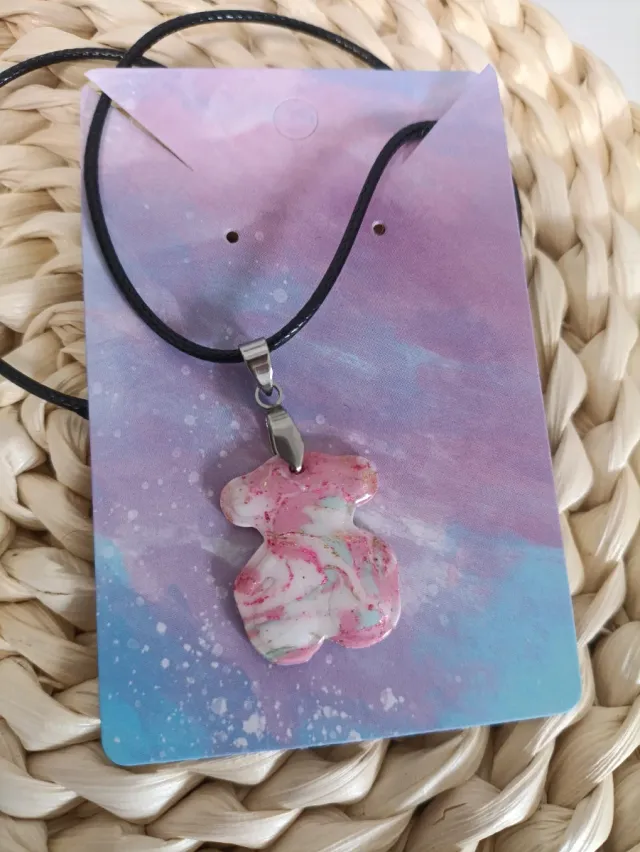 Colgante Oso estampado Multicolor