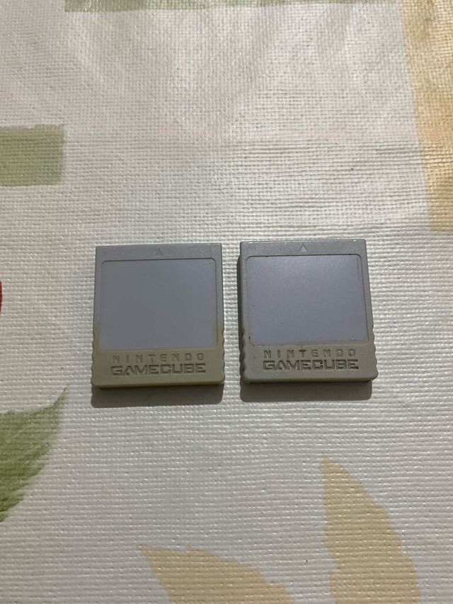 2 Tarjeta Memoria Nintendo GameCube