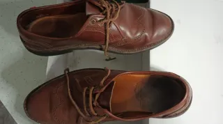 Zapatos de piel Artesanía Gómez Caballero Marrón