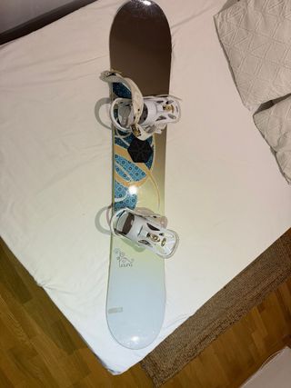 Tabla de Snowboard Burton con Fijaciones