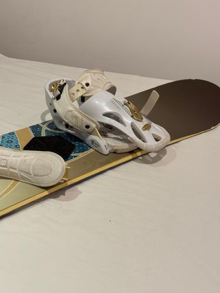 Tabla de Snowboard Burton con Fijaciones