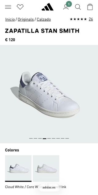 Adidas Stan Smith Vintage Diseño Talla 40